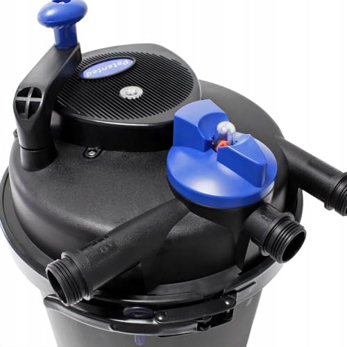 Image of Sunsun Aquarium Pond CPF Series Pond Filter Water Pressure uv Filter koi Fish Pond Filter System(Pump not Included) (CPF- 15000 (18W - 10000L /H))