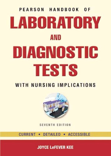 Pearson's Handbook of Laboratory and Diagnostic Tests: With Nursing Implications