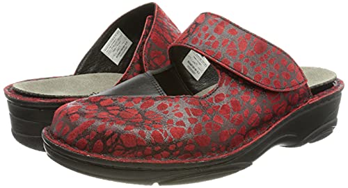 Berkemann Heliane, Pantofole Donna, Rosso Pomodoro...