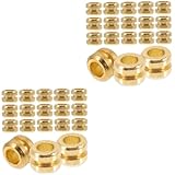 SUPVOX 40pcs Metal Guitar String Beads for Folk and Classical Guitars String Accessories for Adjusting Tension and Enhancing Performance