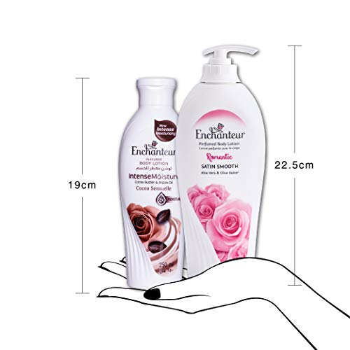 Image of Enchanteur Romantic Perfumed Body Lotion, 500ml & Cocoa Sensuelle Perfumed Body Lotion, 250ml