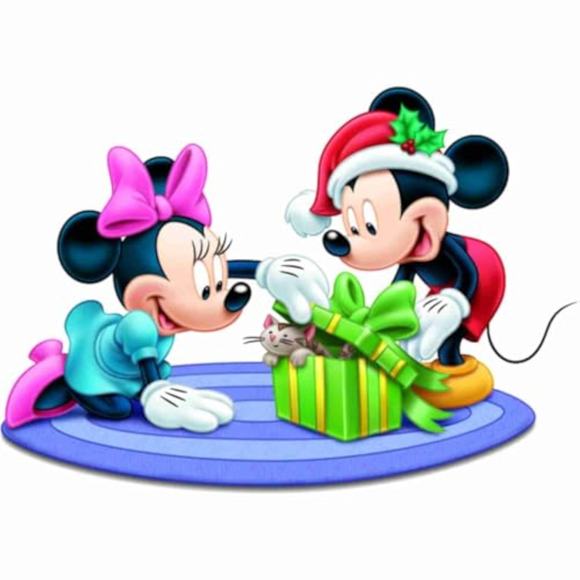 Mickey Mouse Wall Sticker, Multicolor Cartoon Design