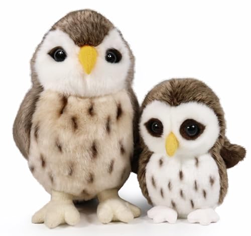 Chouette en peluche maman et bébé ICE KING BEAR pour calmer les pleurs du soir