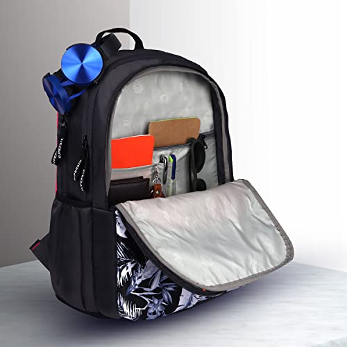 Image of Montana 39 Ltrs School Laptop Backpack (Grey-Pink), One Size (LBPMNTNA0407)