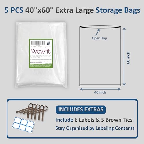 Extra Large Clear Luggage Storage Bags