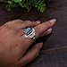 Blue Labradorite Solid 925 Sterling Silver Handmade Statement Boho Ring For Women Gift Jewelry (9)