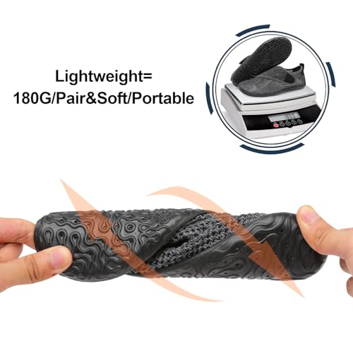 Image of Spesoul Womens and Mens Water Shoes Breathable Quick Dry Soft Barefoot Aqua Socks for Hiking Swim Beach Surf Yoga Sport