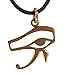 Kiss of Leather Auge des Horus Anhänger aus Bronze mit Baumwollband Br.7A