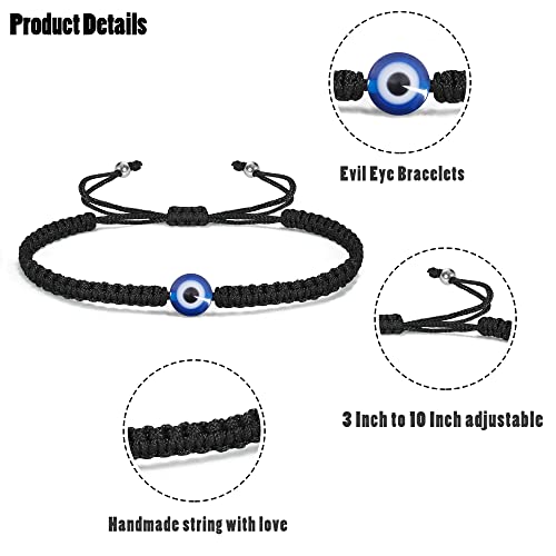 Image of VIBILIA Evil Eye Bracelets for Women Men Friendship Bracelet