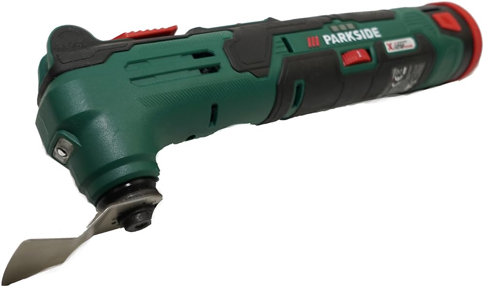 HEADNMORE® Bundle Parkside PAMFWS 12 A1 - Herramienta multifunción con batería de 12 V (incluye llavero HEADNMORE)
