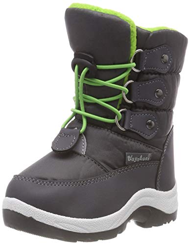 Playshoes Zapatos de Invierno Neon, Botas de Nieve Unisex niños, Verde (Gruen 29), 22/23 EU