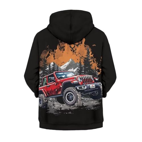 Image of Biyejit Kids Novelty 3D Graphic Printed Hooded Sweatshirt