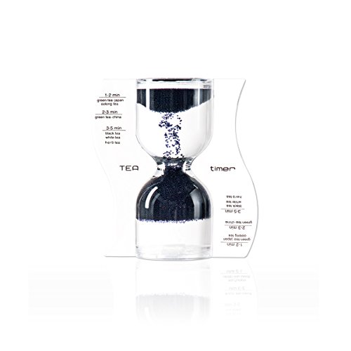 Paradox Tea Timer, Sanduhr-schwarz, 9cm