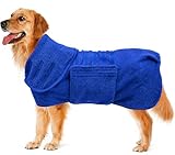 Geyecete Dog Drying Coat - Fast Drying...