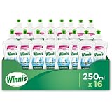Winni's Additivo Brillantante Lavastoviglie Limone, 250 ml x 16