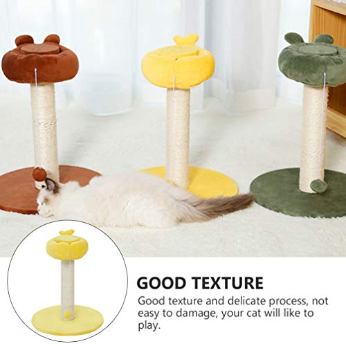 Balacoo – Haste de raspagem de gato e arranhador de garra, mastro de sisal, brinquedo de arranhar, b