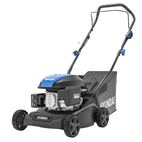 16" / 40cm Petrol Lawnmower, 139cc 4-Stroke Engine, Hand Push, 7 Cutting Heights 25-75mm, 40L Grass Bag - 3 Year Warranty - Image 7