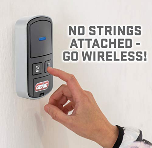 Image of Genie Intellicode Garage Door Opener Wireless Wall Console for use with Genie Openers Made after 2013 - Model GWWC-R,Black