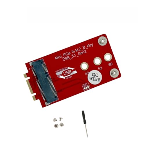 AoQhir M.2 Key B+M - Mini PCIe アダプターボード 4G/5G セルラーモデムコンバーター USB 2.0 USB3.1対応 RG200U-CN、SRM815、SRM810に対応