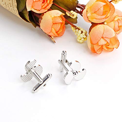 Set de Mancornas para Hombre Daesar Plata Forma Abanico miniatura 4
