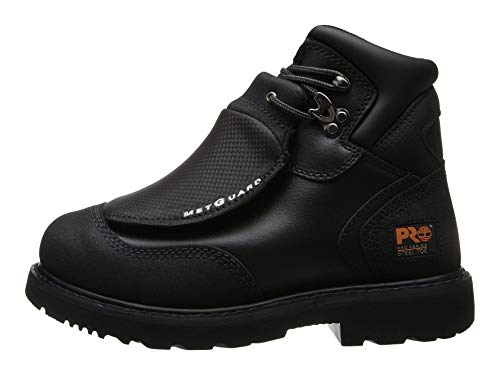 Timberland PRO Timberland PRO Men's External Metguard 6 Inch Steel Safety Toe Industrial Work Boot, Black, 13 W