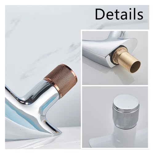 Grifo de lavabo mezclador sobre encimera con control monomando suave 6