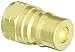 Eaton Hansen B4KP26BS Brass ISO-B Interchange Hydraulic Fitting, Plug with Valve, 1/2"-14 BSPP Female, 1/2" Body