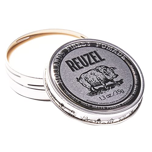 Reuzel Concrete Hold Matte Pomade - Mantén un aspecto bien cuidado - Pule tu cabello - Fácil de aplicar - Ligero aroma masculino - Sin sulfatos, sin parabenos y sin testar en animales - 35g