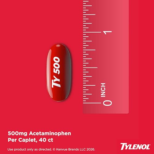 Image of Tylenol Extra Strength Liquid Gels, 500mg Acetaminophen, 40 Ct