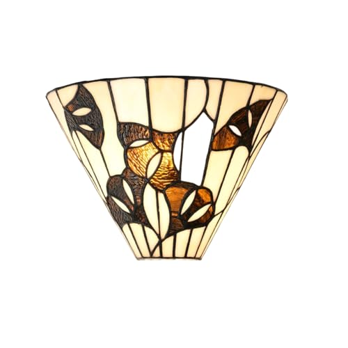Tiffany-style Applique Murale Ginkgo Leaf - Art Deco Trade