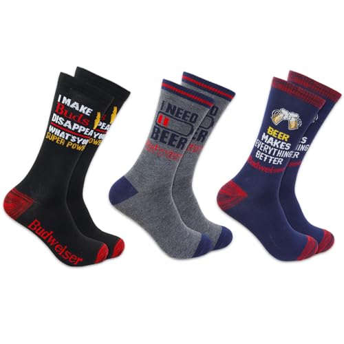 Budweiser Accessories Bundle - 3 Pairs Socks & 2 Headbands | Men's Gifts2