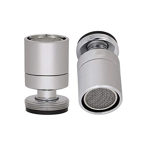 Rubinetto aeratore per lavello da cucina, gorgogliatore del rubinetto del lavandino girevole,pregare la testa dell'ugello del regolatore per la cucina del bagno(M24)