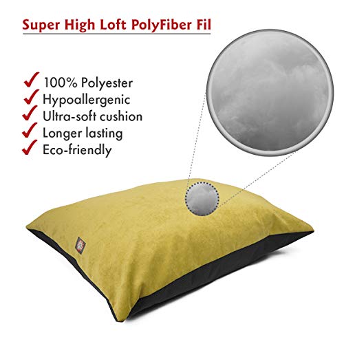 Image of Majestic Pet Rectangle Medium Dog Bed Washable - Non Slip Comfy Pet Bed - Dog Crate Bed Super Value Pillow Dog Bed - Dog Kennel Bed for Sleeping - Dog Bed Medium Breed 35 x 28 Inch - Villa Apple
