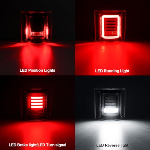 Image of Multifunctional Tail Lights for 1973-1991 C10 C20 Tahoe Suburban K5 Blazer | For K10 K20 C1500 C2500 C3500 K1500 K2500 K3500 Pickup Truck Taillights