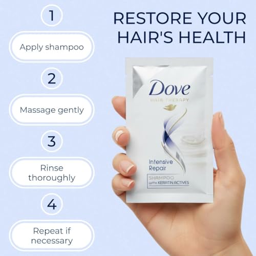 Image of Dove Intensive Repair Shampoo, 5ml Sachet - Pack of 64