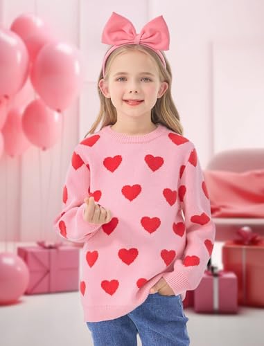 Toddler St. Patrick's Day Shamrock Sweater, Green Knit Pullover, Long Sleeve Crew Neck, Clover Design3