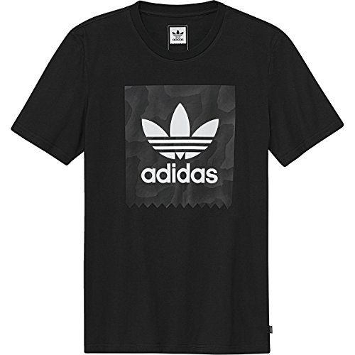 T-shirt adidas Originals avec imprimé graphique Warp Print noir et blanc XL