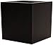 Produktbild Pflanzkübel Blumenkübel Blumentopf Fiberglas Quadrat LxBxH 90x90x90cm elegant schwarz-matt.