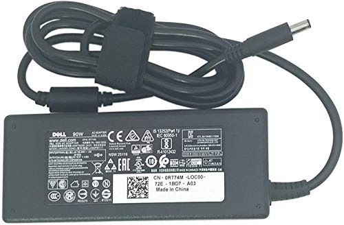 90W 4.5mm Slim Black Power Adapter Charger for Inspiron and Vostro Part Numbers 450-AFMY RT74M
