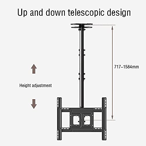 Support de plafond réglable pour téléviseur afin de libérer l'espace