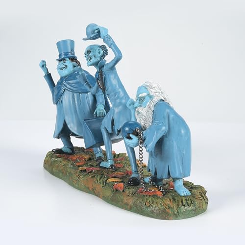 Department 56 Snow Village Halloween Disney The Haunted Mansion Beware of Hitchhikers Figurine, 3.74 Inch, Multicolor - Image 4
