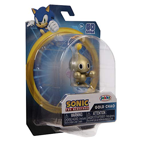 Sonic The Hedgehog 406914-16 Action Figure 2.5 Inch Gold Chao Collectible Toy thumb #7