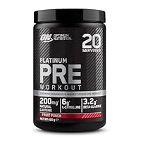 Optimum Nutrition Gold Standard Pre-Workout Advanced Powder, Energy Booster mit L-Citrullin, Beta-Alanin, Koffein und den Vitaminen B12 und B6, Fruchtpunsch-Geschmack, 20 Portionen, 420 g