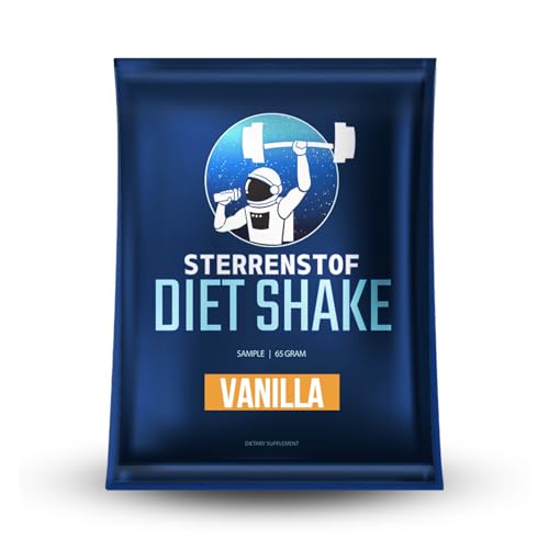 Sterrenstof Diet Shake - Sustituto de comida, patrón de vainilla, 1 batido por lata, 29 g de proteínas por comida, sin gluten y sabor natural, batidos adelgazantes 65,00 g (1 unidad) Sterrenstof Diet Shake - Sustituto de comida, patrón de vainilla, 1 batido por lata, 29 g de proteínas por comida, sin gluten y sabor natural, batidos adelgazantes 65,00 g (1 unidad)