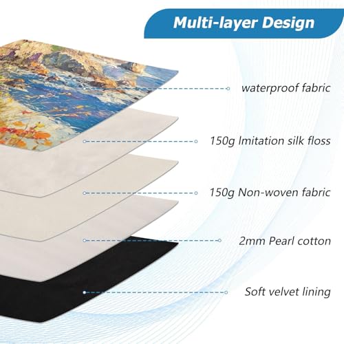 Funda para portátil con diseño de flores, compatible 13-14 pulg miniatura 4