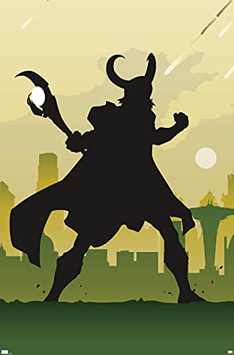 Trends International Marvel Comics Loki - Minimalist Wall Poster,...