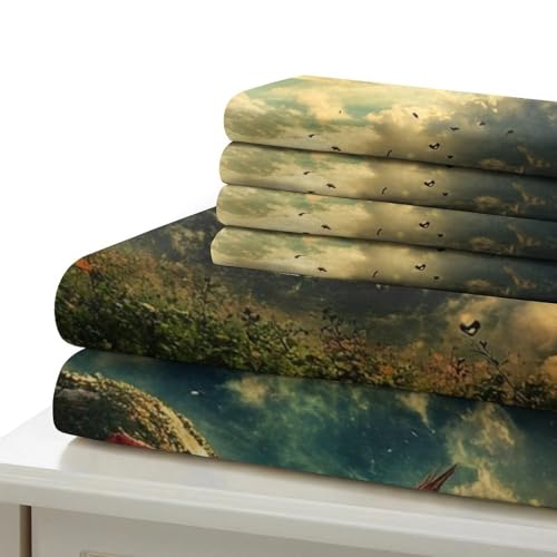 Housse de couette 260x220 dragon microfibre 3D parure de lit - 7