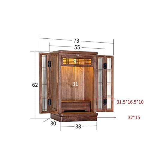 Handgefertigter Tempel 38-48 nordamerikanischer schwarzer Nussbaum, wandmontierter buddhistischer Nischen-Hängeschrank, Gott des Reichtums, Guanyin-Tischplatte, Nischen-Versorgungsplattform, bud 3 Handgefertigter Tempel 38-48 nordamerikanischer schwarzer Nussbaum, wandmontierter buddhistischer Nischen-Hängeschrank, Gott des Reichtums, Guanyin-Tischplatte, Nischen-Versorgungsplattform, bud