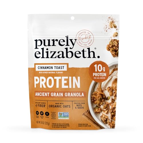 Image of Purely Elizabeth, Protein Granola, Cinnamon Toast, 8oz Bag