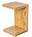 levandeo Couchtisch Coco Holz 32x32x50cm Wildeiche Eiche Tisch Beistelltisch Deko Sofatisch Ablage Keine Montage Fest Verleimt